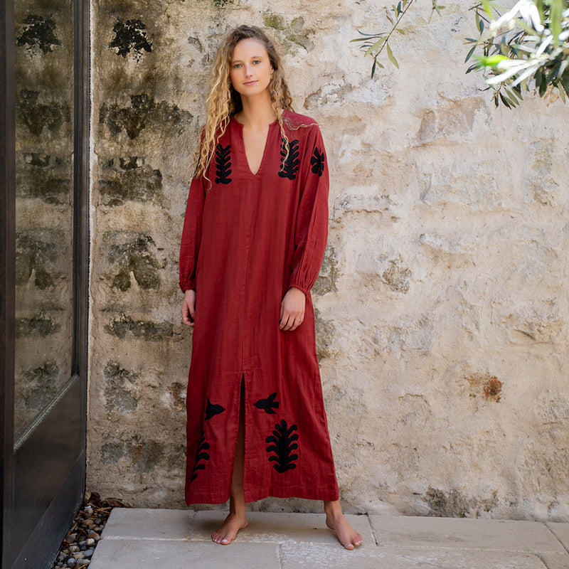 Vestido Paula Ciruela