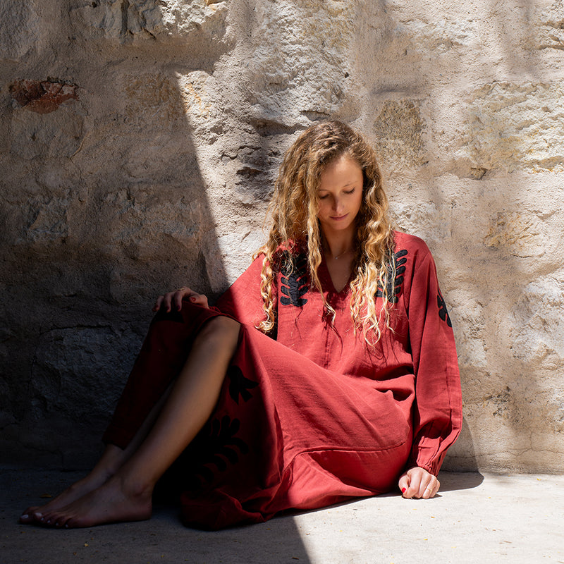 Vestido Paula Ciruela