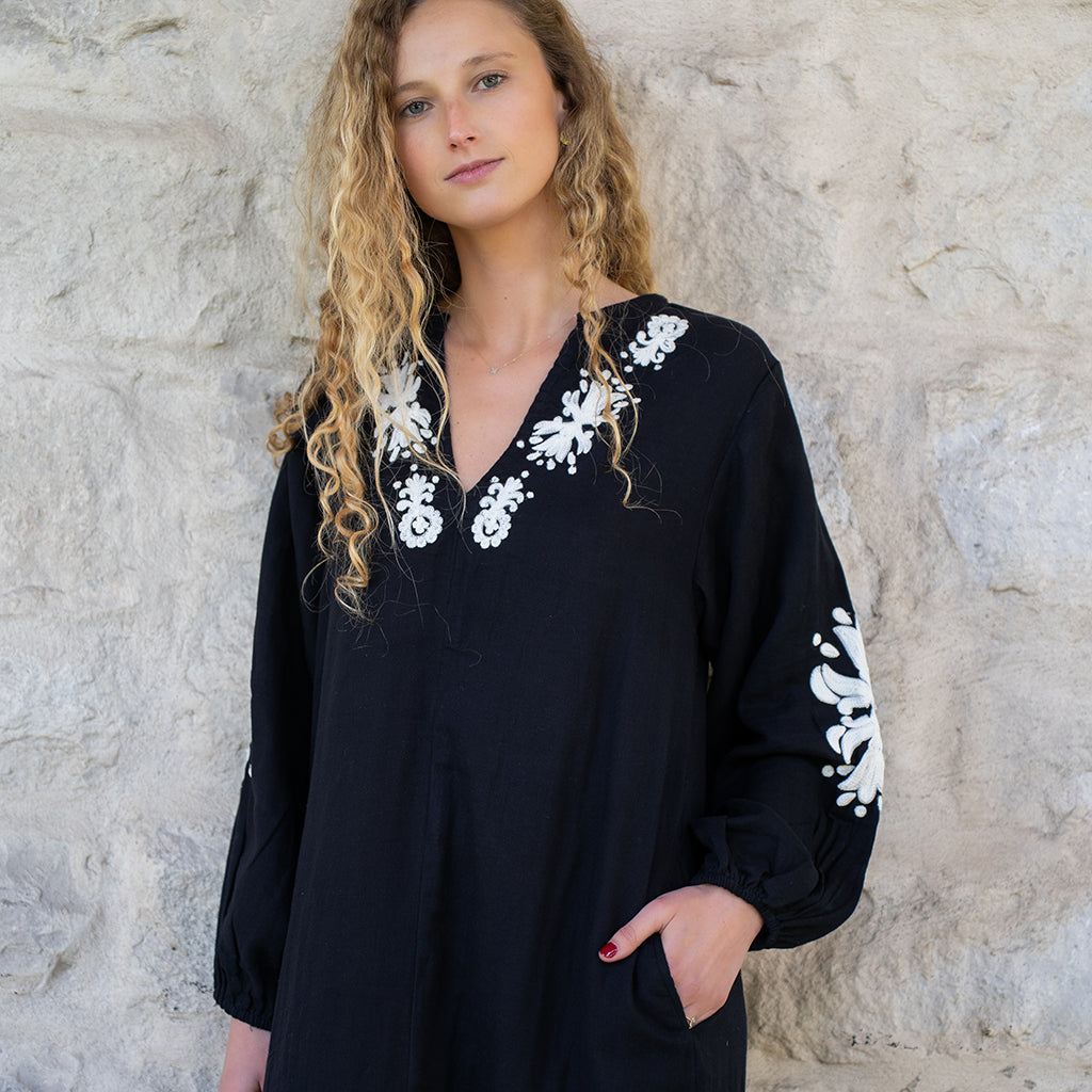 Vestido Paula Negro