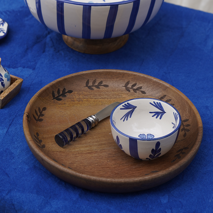 Set Aperitivo Madera y Cerámica