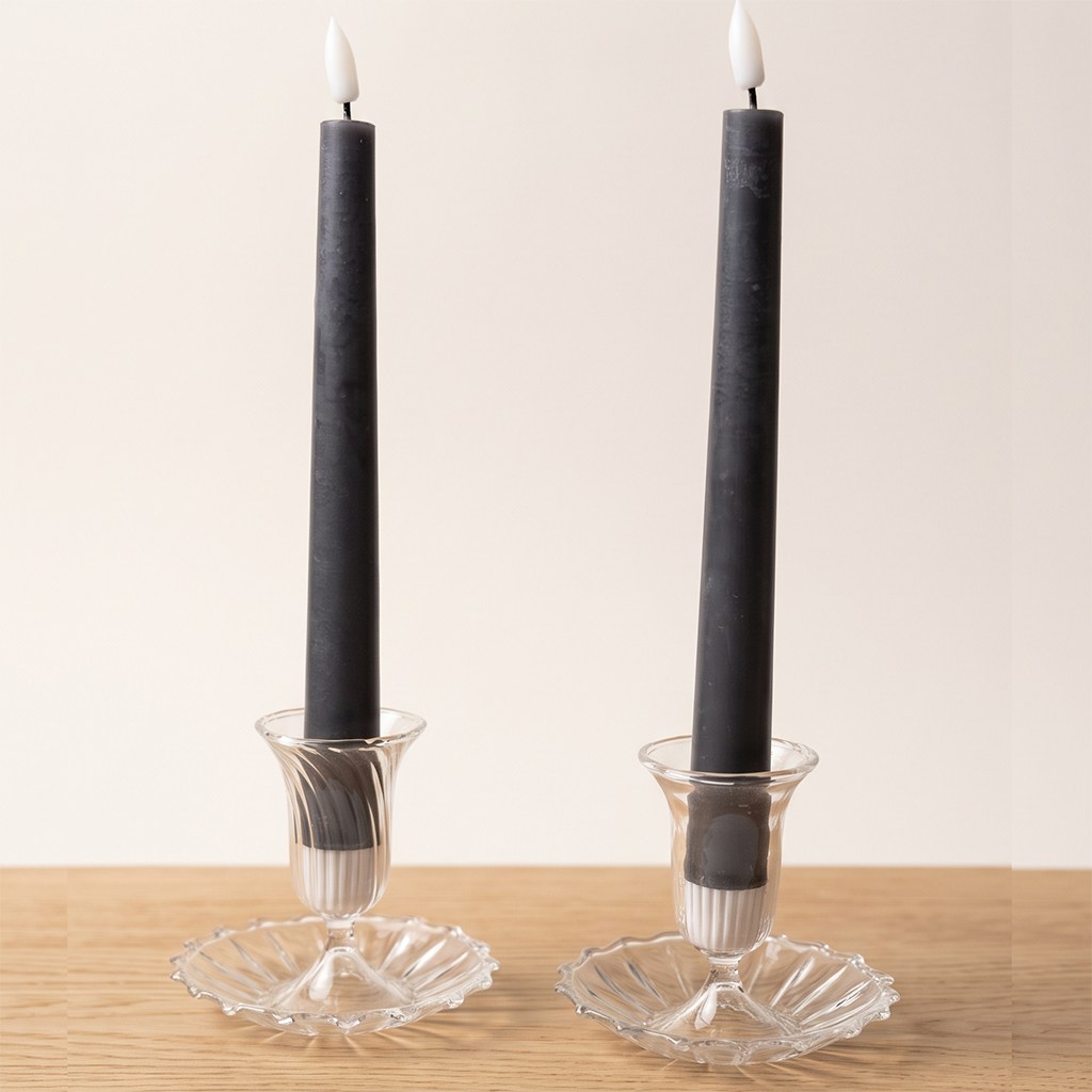 Velas Wax LED Delgadas (par)