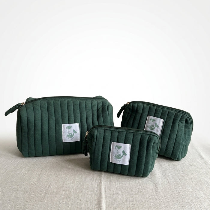 Pack 3 Cosmetiqueros Algodón (L, M y S)