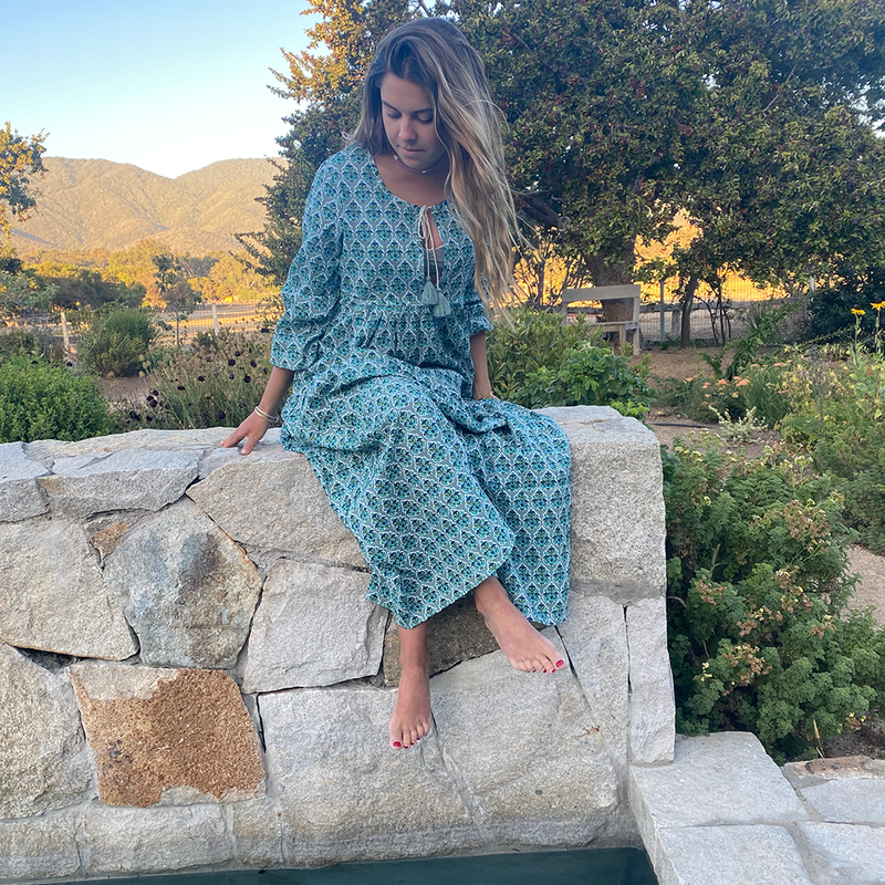 Vestido Largo PomPom