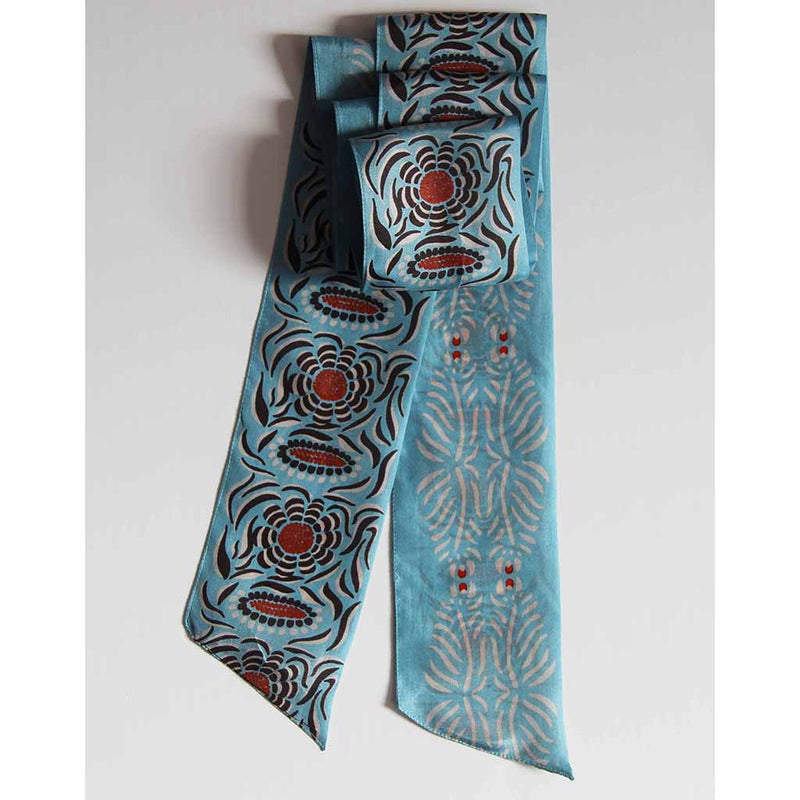 Bandana Camelia Azul