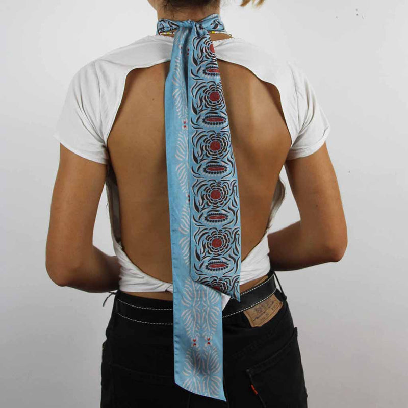 Bandana Camelia Azul