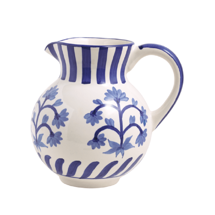 Jarro Floral Azul