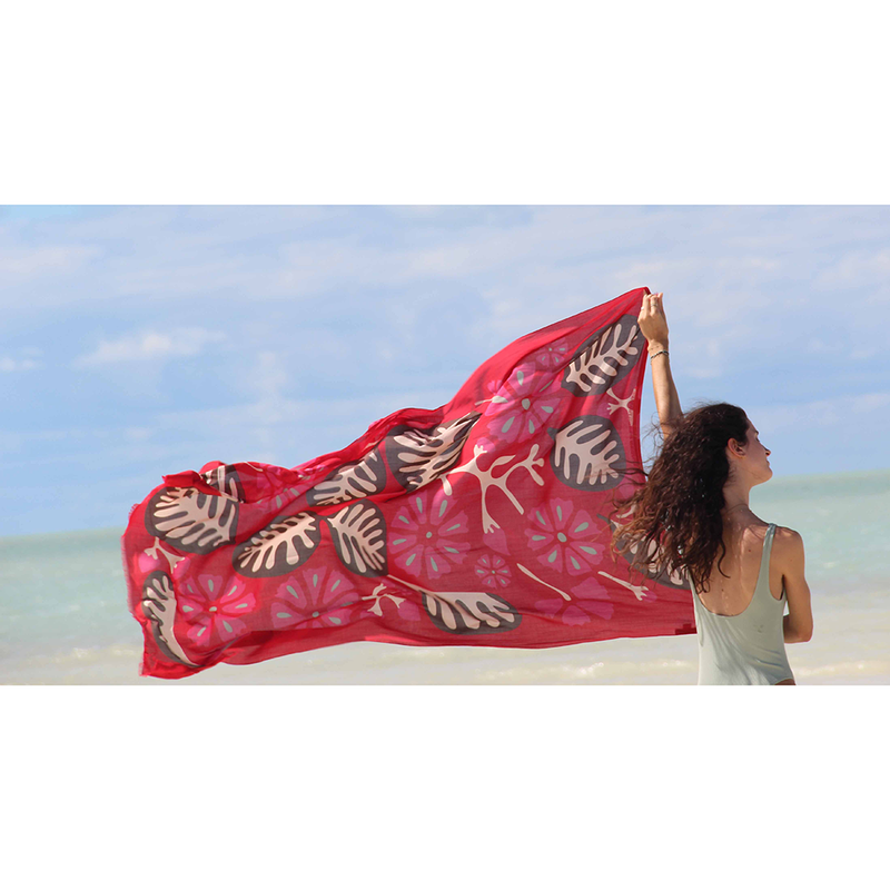 Pañuelo Pareo Vagabonde Rosado