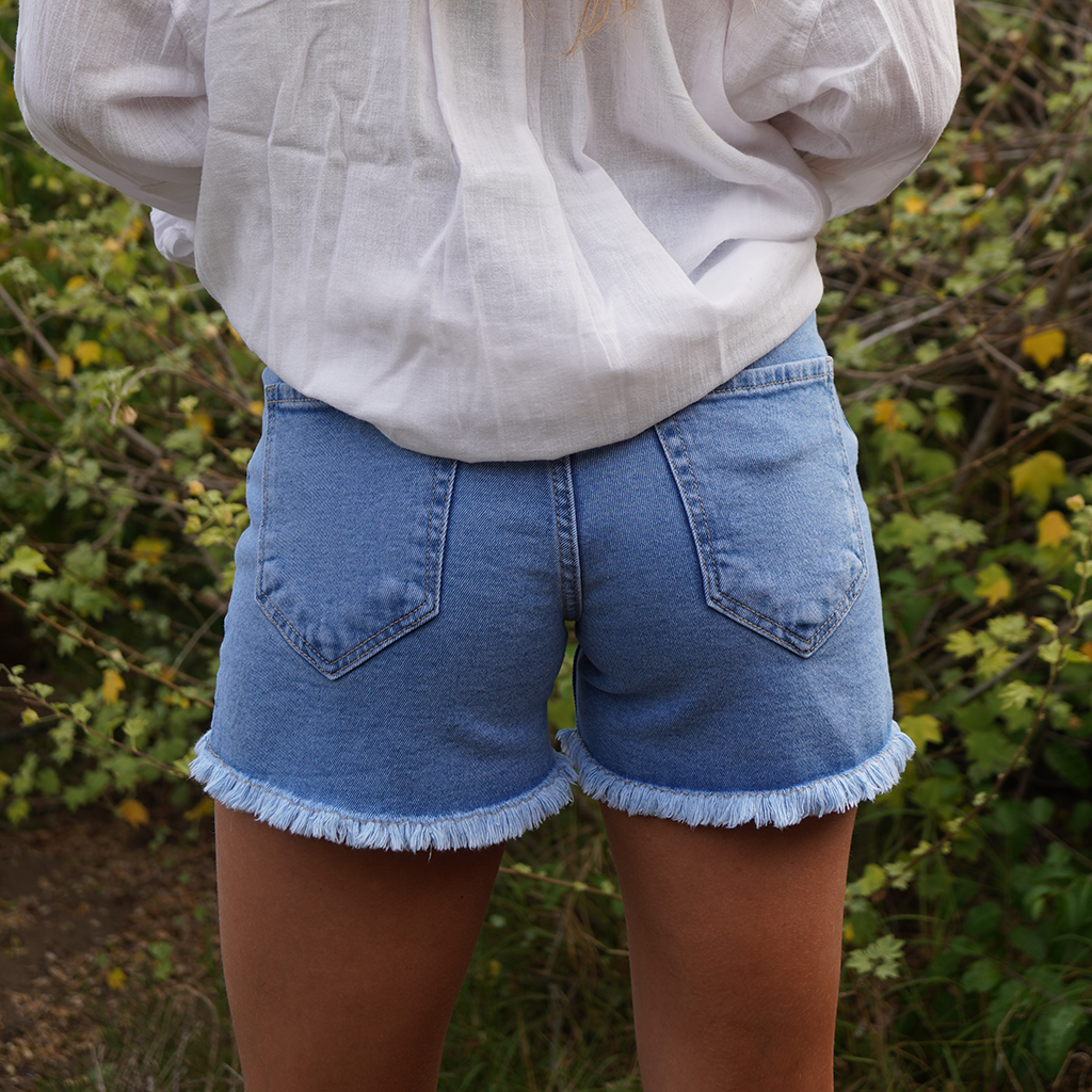 Short Denim Azul