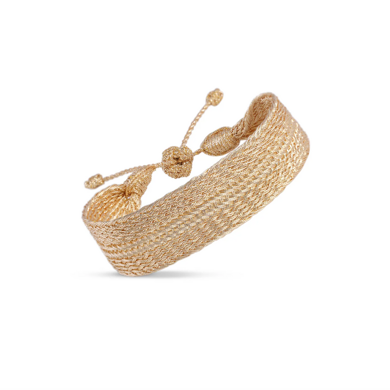 Pulseras Macramé Gold