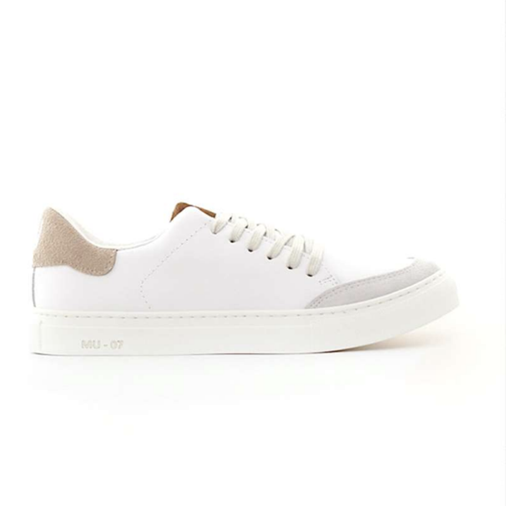 Zapatilla MU Beige con Chocolate