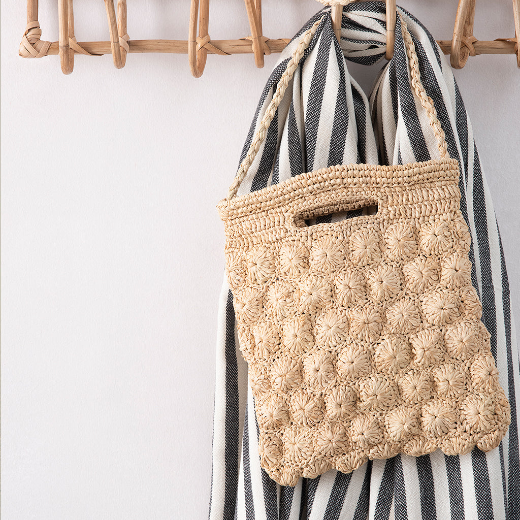 Cartera de Rafia Flor - La Cachaguina