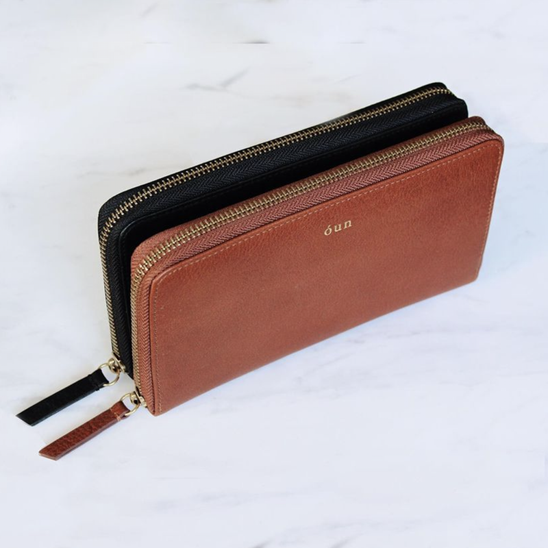 Billetera de Cuero ÓUN Zaina Café