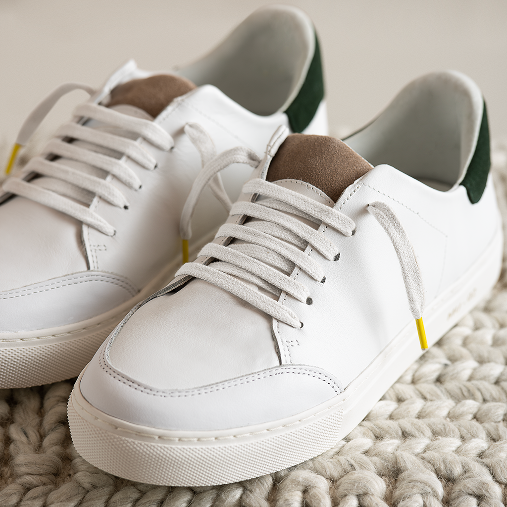 Zapatilla MU Verde con Beige