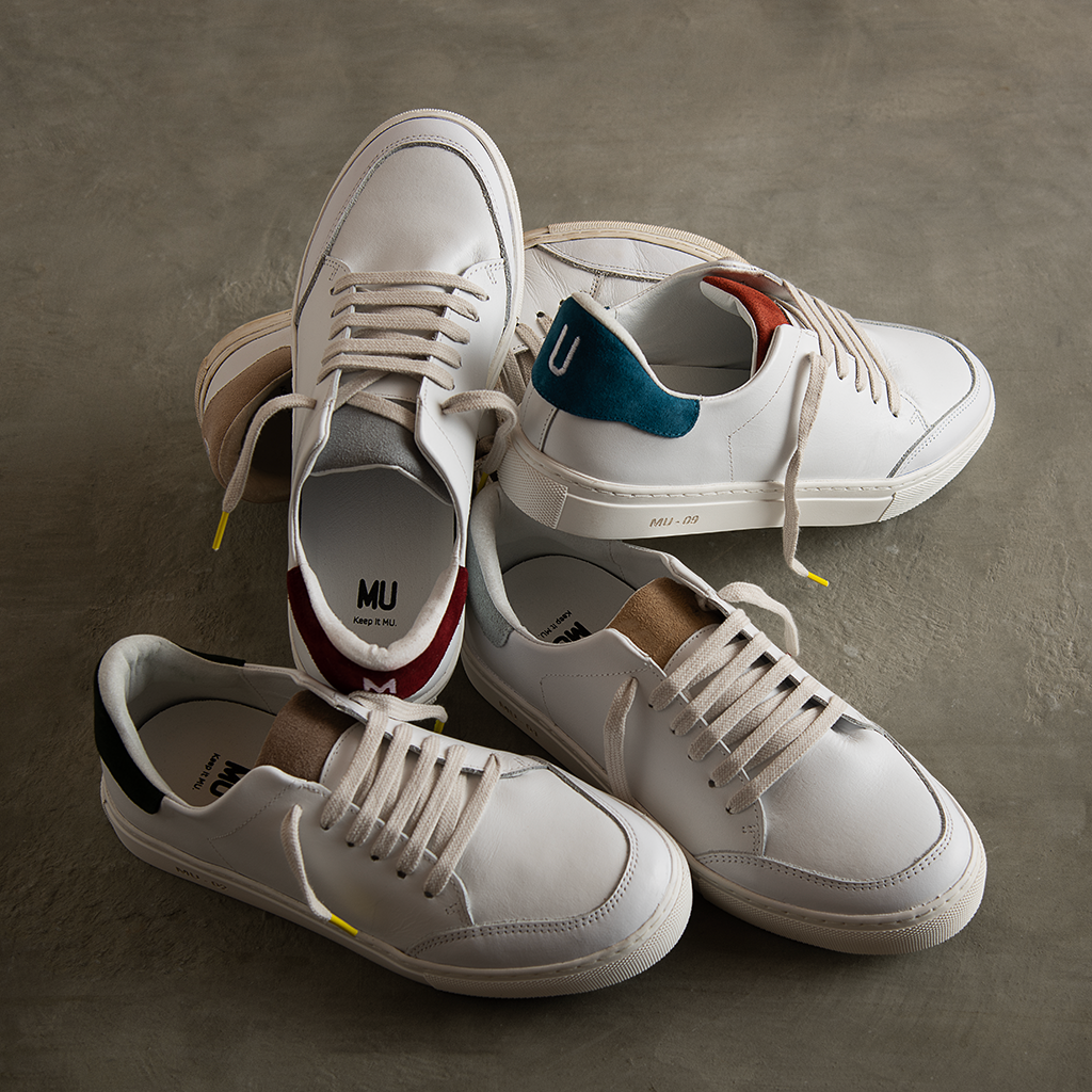 Zapatilla MU Beige con Chocolate