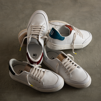 Zapatilla MU Beige con Chocolate