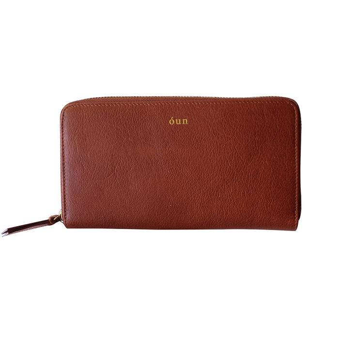 Billetera de Cuero ÓUN Zaina Café